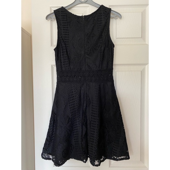 Rebellion Black Lace Sleeveless Dress - Picture 2 of 4
